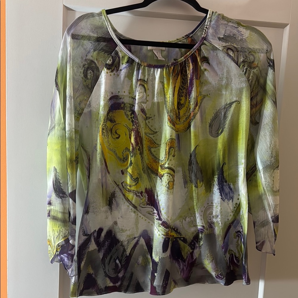 Chico's Blouse with Full Sleeves
